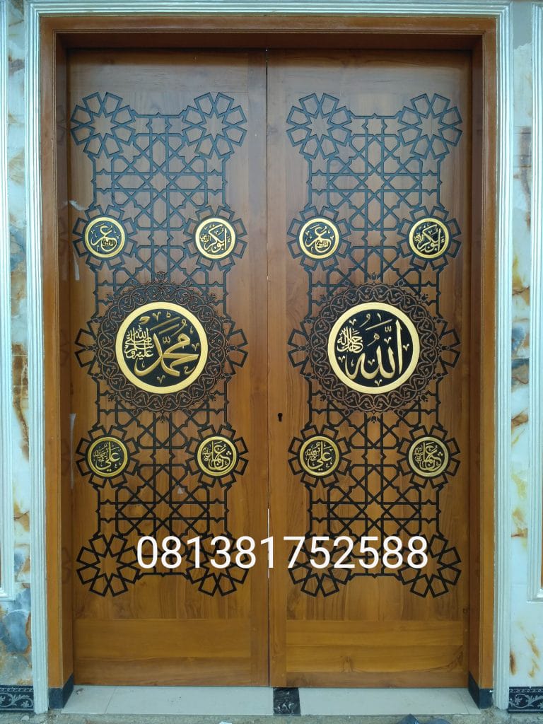 Pintu Masjid MotPintu Masjid Motif Replika Nabawi (1)if Replika Nabawi (1)